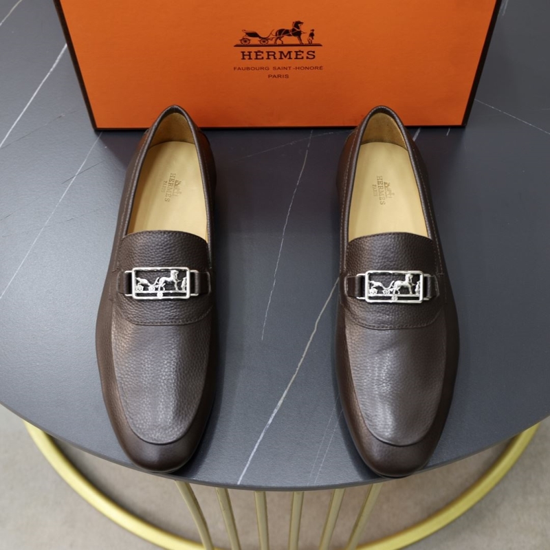 H**mes leather shoes